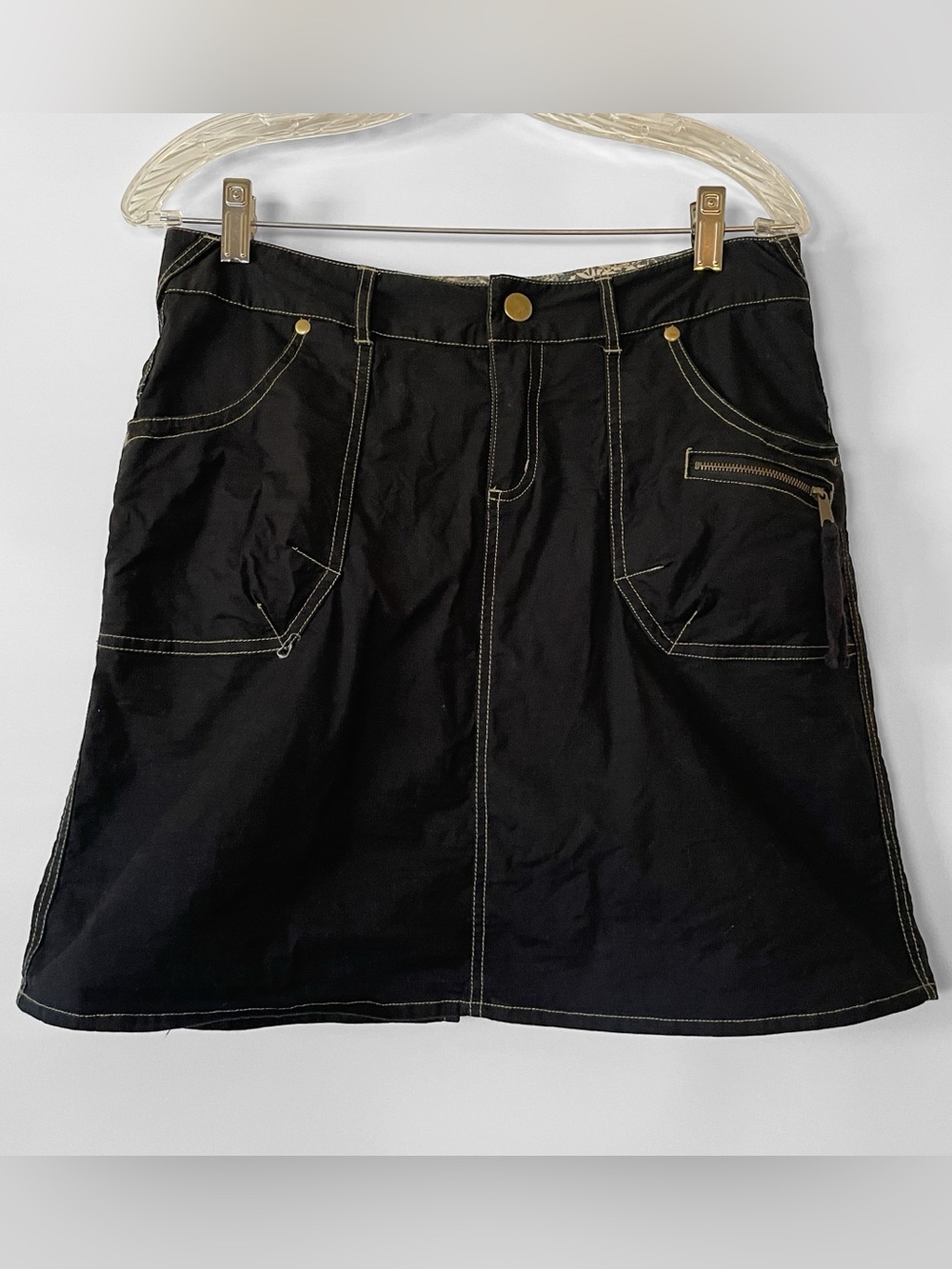 Athleta black skort size 6
